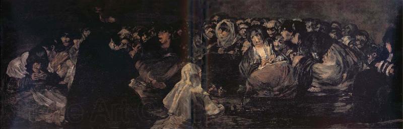 Francisco Goya Witche-Sabbath Norge oil painting art